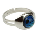Punk Eye Eyeball Emotion Feeling Mood Change band Ring w/ Color Changing Chart