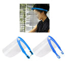 2x Full Face Shield Cover All-Round Protective Visor Cap Anti Fog Unisex