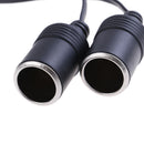 12V Double power dual car cigarette lighter socket plug adaptor charger splittJR