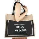 Linen Luxury Handbag Large Capacity Female Casual Shoulder Bag Ladies Daily H1A7