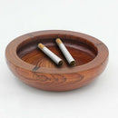 Wooden Ashtray Smoking Dish Ashes Cigarette Tobacco Outdoor Terrace Cigaret