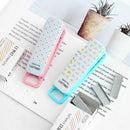 deli Geometric manual stapler No. 10 Staples set Mini Stationery office acc R6H2