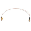 Sma Male To Sma Female Nut Bulkhead Extension Rf  Adapter Cable Rg316 20Cm ~ï¼ˆ