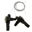 1 Pair Aluminium Alloy 3x 5/6/7 Speed Bike Shifter with Cables Bicycle Parts
