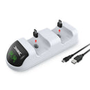 Dual Controller Charger Dock Stand for SONY PS5 LED Power Station Cradle  A
