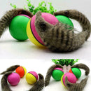 Pet Cat Toys Interactive Teaser Chase Moving Weasel Operated Battery Roll B Z4K9