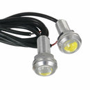 10PCS Car 18MM Eagle Eye 9W Ultra-Thin Rogue Screw Waterproof Reversing Light sf