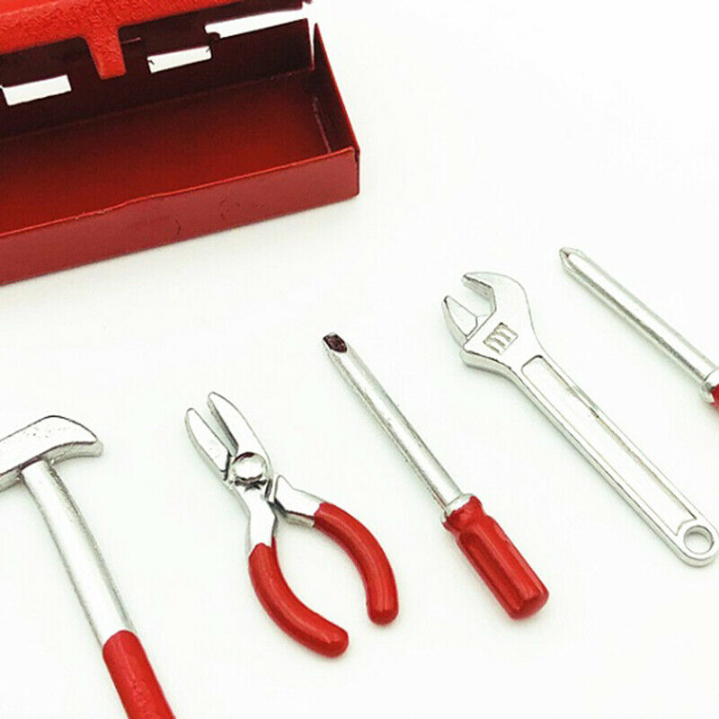 Rc Crawler 1:10 Accessories Mini Hammer Wrench Tools Box For Traxxas Trx-4  K7J8