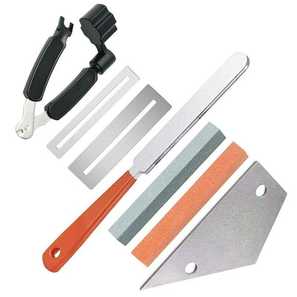 Guitar Luthier Tool Kit Include Fret Guitar String Winder Fret Crowning Fil