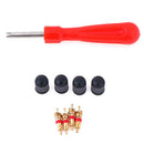 1Set Tire Valve Service Kit Valve Cores Screwdriver Tire Repair Car Motorcy 3C