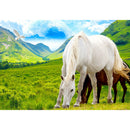 1000pcs DIY Horses on Grassland Puzzle Educational Learning Assembling Toys