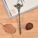 1X Luminous Night Flower Bookmark Label Read Maker Feather Mark Stationery 173C