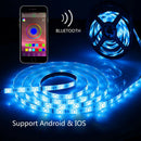 12V 150 LEDs Lights Strip Bluetooth Controlled RGB 5050 For Room Ceiling Outdoor