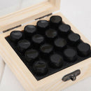16 Grids Wooden Essential Oil Box Container Organizer Natural Storage Case S Hn