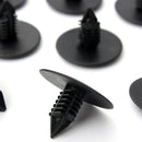 10 Black Arch Lining Splash Guard Trim Clips Mud for Renault Clio Scenic Megane.