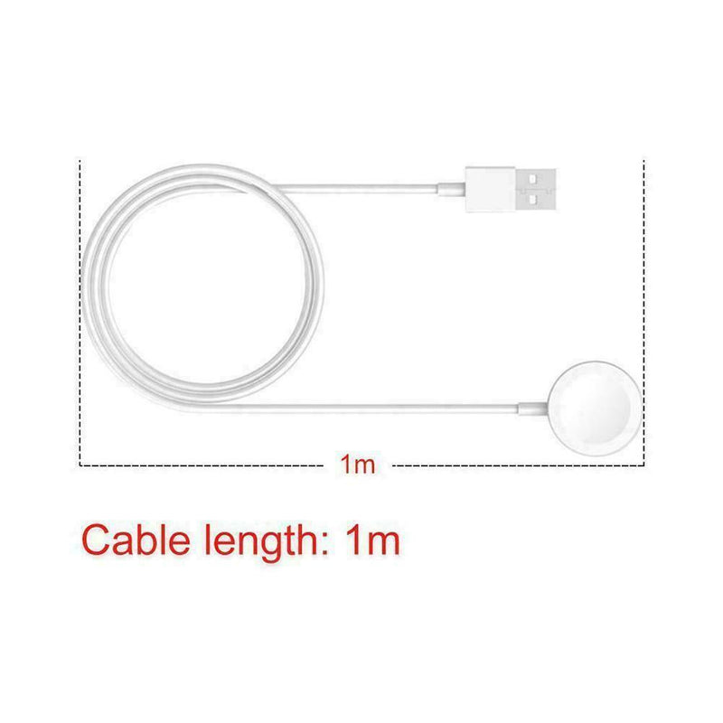 For Watch Series1/2/3/4 iWatch Magnetic Charger Charging USB Favor Cable Q3I6
