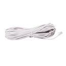 Flexible RJ11 6P2C Telephone Extension Cable 19M White Y4K7