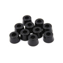 10 x 21mm x 15mm Black Conical Recessed Rubber Feet Bumpers Pads F JR
