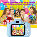 Kids Camera, Selfie Digital Video Recorder Camera for Girls Boys, Blue A
