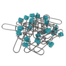 20 Heavy Duty Fishing Sinker Slide Stainless Steel Fish Finder Sinker Slider