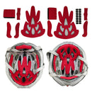Bicycle Helmet Foam Pads Replacement Cushions Padding Kits Red for Bike Helmet