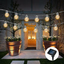 Outdoor Solar Powered 10 LED String Fairy Light Bulb Lamp Garden Patio Yard