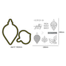 Festival Theme DIY Photo Album Embossing Cutting Die Stencils Stamp Set