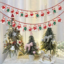 Christmas Calendar Hanging Non-woven Candy Bag Gift Bag Xmas Party Decoration