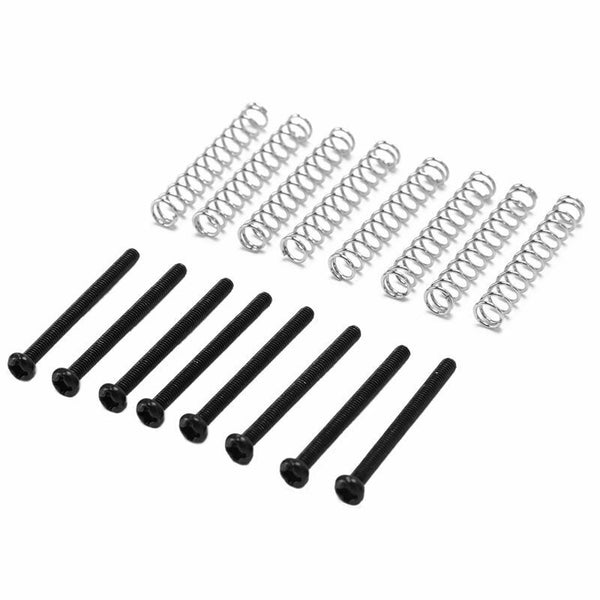 8 Pcs M3x30MM Electric Guitar Humbucker Pickup Adjust Height Screw and Spri