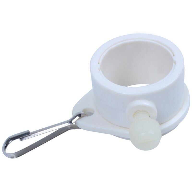 2X Rotating FlagPole Mounting Rings Grommet Clip Attachments