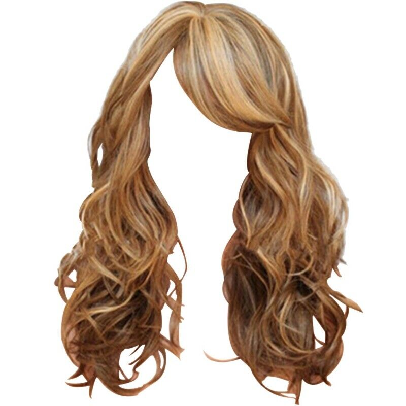 European And American Wig Female Wig Multicolor Long Curly Hair Chemical Fi T7L8