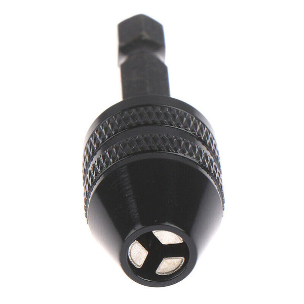 0.3-3.6mm Keyless Drill Chuck Screwdriver Impact Driver Adaptor 1/4" Sh Gw