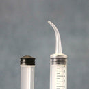 2PCS Disposable Dental Irrigation Syringe With Curved Tip Tooth Whitening