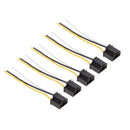 5 Pieces Car H4 Headlight Fog Lamp Wiring Harness Wire Connector Socket