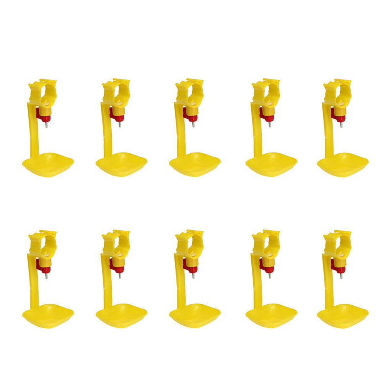 20 Pcs Automatic Poultry Watering Cups Waterers Water Drinker Feeder for Chicken