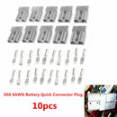 Battery Quick Connect 10pcs Kit -50A Wire Harness Plug Disconnect Winch Trailer