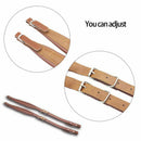 2 Pcs Adjustable Synthetic Leather Accordion Shoulder Straps for 6-120 Bass F3L6