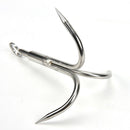 1pc 3 Claws Grappling Hook Climbing Survival Carabiner Tool Stainless SNWG`US