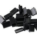 20pc Black Rubber A Female USB Plugs Anti Dust Protector Stopper Cover PC Laptop