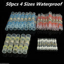 50x Solder Sleeve Heat Shrink Tube Wire Terminal Connectors Waterproof GDF ESW