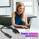 Type-C Female to Square DC Male Plug PD Charging Cable for Lenovo Thinkpad