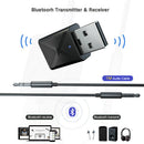 Car 2-in-1 Transmitter Receiver Wireless Audio USB Bluetooth FM Adapter 5.0B  sp
