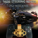 Gaming Racing Wheel Mini Steering Game Controller for Sony PlayStation PS4  N6E5