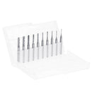 Useful 10X Corn Teeth Carbide Tip End Milling Cutter Router Drill Bit 0.8~3.17mm