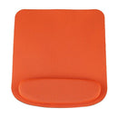 Rectangle Wrist Support Cloth + EVA Mouse Pad Mice Mat For Compute orange