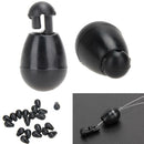 40Pcs Quick Change Beads 2 Size for Inline Method Feeder 9mm 11mm