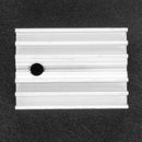 10 x black 21x15x10mm aluminum cooling body for TO-220 transistors L7E5