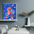 5D DIY Full Drill Diamond Painting Seahorse Cross Stitch Mosaic Craft Kits