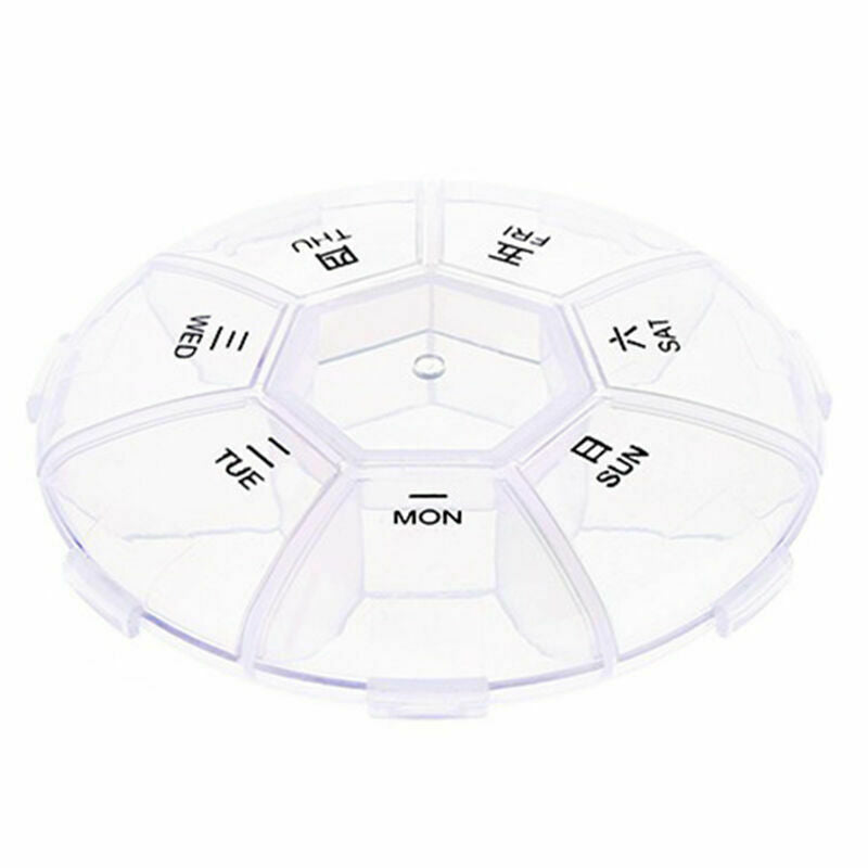 7 Slot Tablet Pill Medicine Box Holder Storage Organizer Container 2017 P5O1
