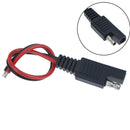 1Pc Battery tender SAE DC power automotive DIY connector cables 2x0.75mm 15cm TE